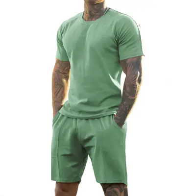 GINGTTO Men's Tracksuits 2 Piece Fashion Summer Athletic Jogging Short Sets Outfits