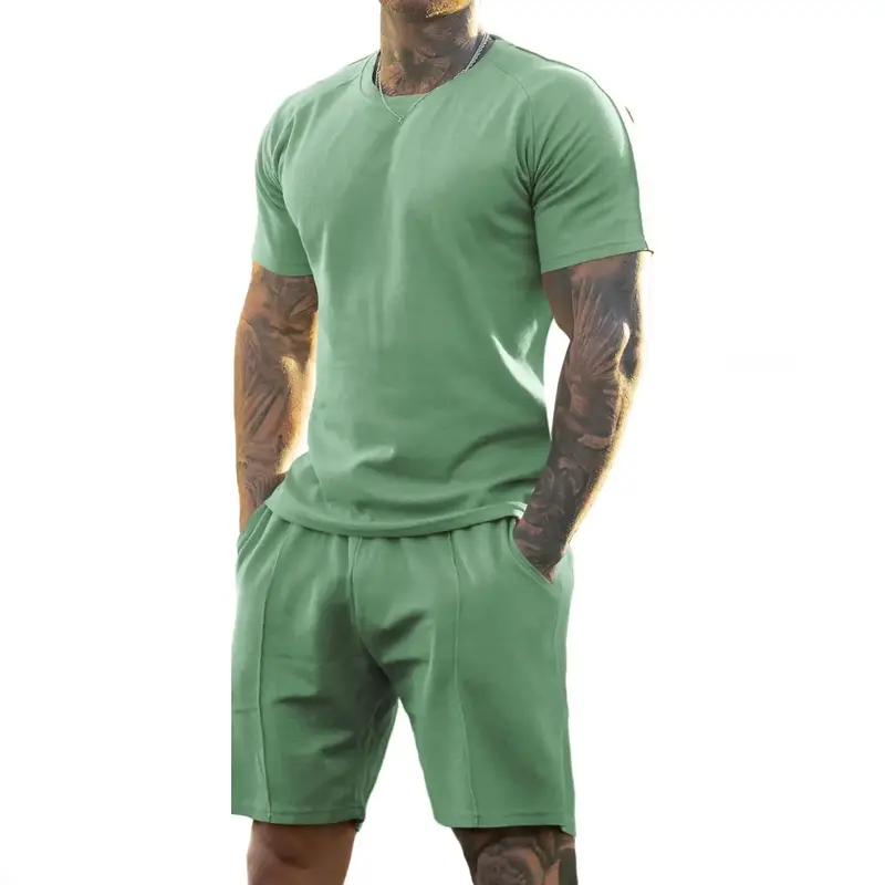 GINGTTO Men's Tracksuits 2 Piece Fashion Summer Athletic Jogging Short Sets Outfits