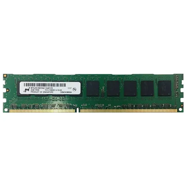 Micron MT9JSF25672AZ-1G4D1ZE | 2GB DDR3-1333MHz PC3-10600 ECC Unbuffered UDIMM CL9 1Rx8 1.5V 240-Pin Memory Module
