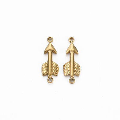 Ion Plating(IP) 304 Stainless Steel Connector Charms