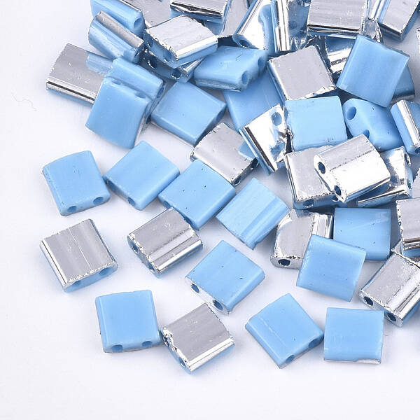 Electroplate Opaque Glass Seed Beads