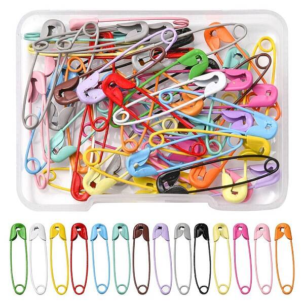 Spray Painted Iron Safety Pins