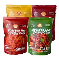 Premium Roasted Thai Crispy Chili Snack - Crunchy and Delicious 3.53 oz (100 g)