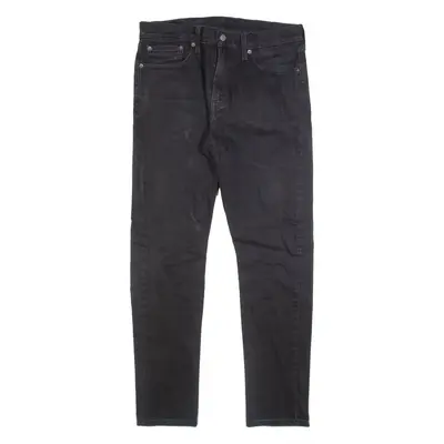 LEVI'S 512 Jeans Mens Black Slim Tapered W33 L32