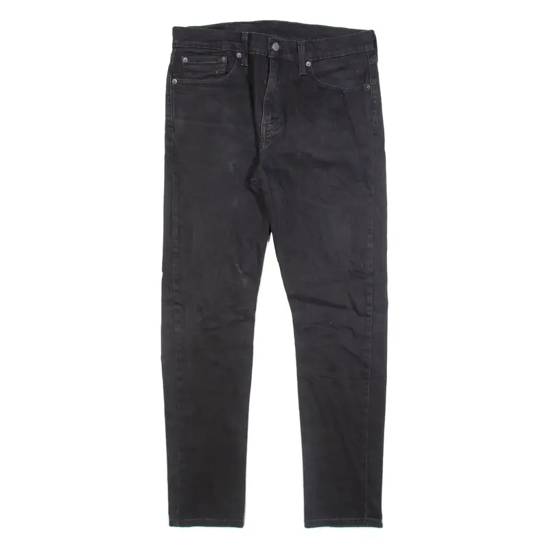 LEVI'S 512 Jeans Mens Black Slim Tapered W33 L32