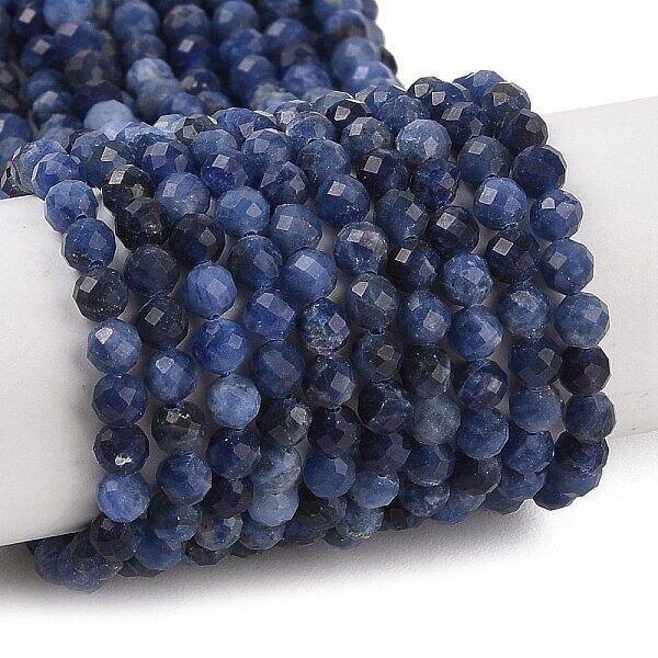 Natural Sodalite Beads Strands
