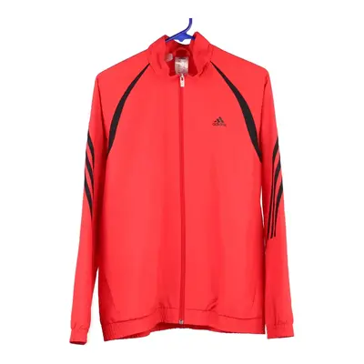 Age 13-14 Adidas Track Jacket - Large Red Polyester