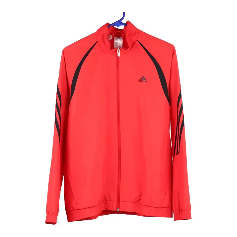 Age 13-14 Adidas Track Jacket - Large Red Polyester