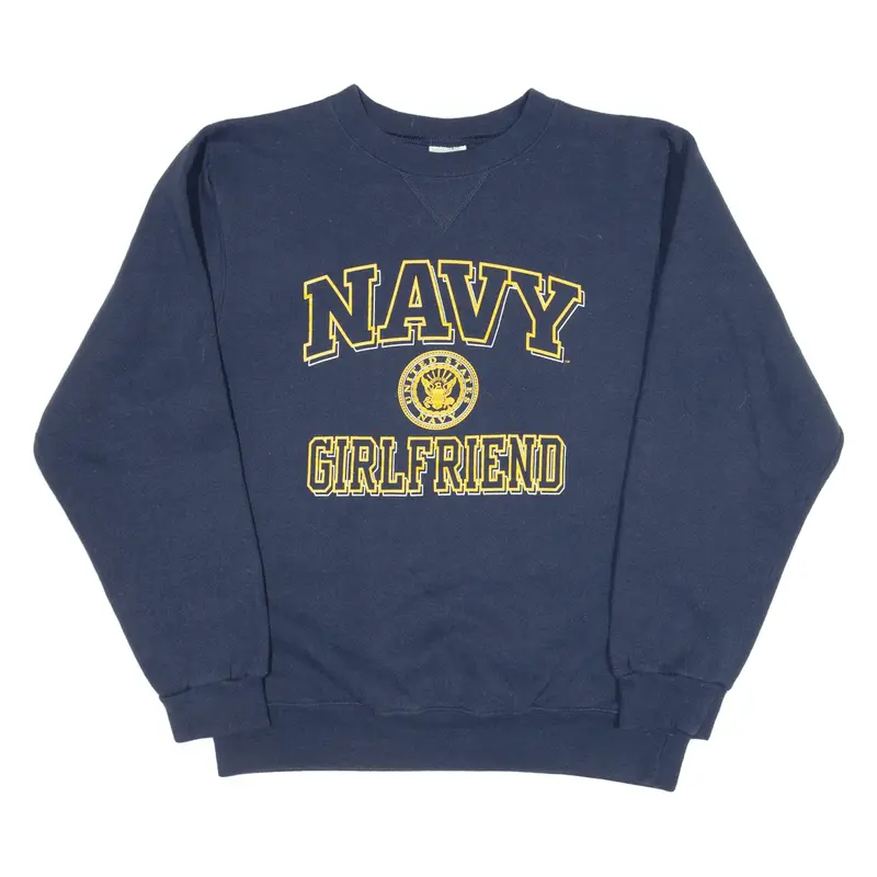 SOFFE Navy Girlfriend USA Sweatshirt Black Womens S