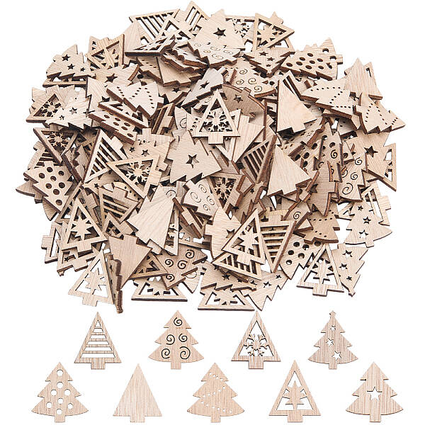 4Sets Wood Pendant Decorations
