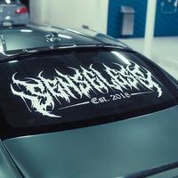 Metal Logo V2 Car Window Banner