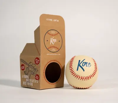 Kore Baseball - Hand Stitched Soft Baseball | Perfect Backyard Baseball, gift, and indoor training baseball