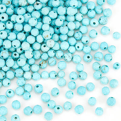 240Pcs Natural Howlite Beads