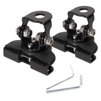 2PCS LED Light Bar Universal Mounting Bracket Adjustable A-Pillar Hood LED Work Lights Mount Bracket Clamp Holder Without Dri...