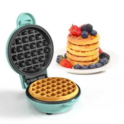 Crownful Mini Waffle Maker, 4 Inch, Non-Stick Waffle Maker for Familes and Kids, Cooking Breakfast, Desserts, Sandwiches, Egg...