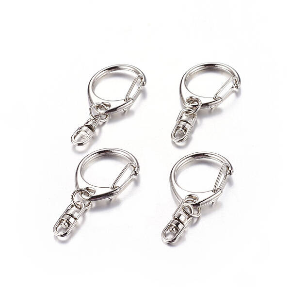 Zinc Alloy Keychain Clasp Findings