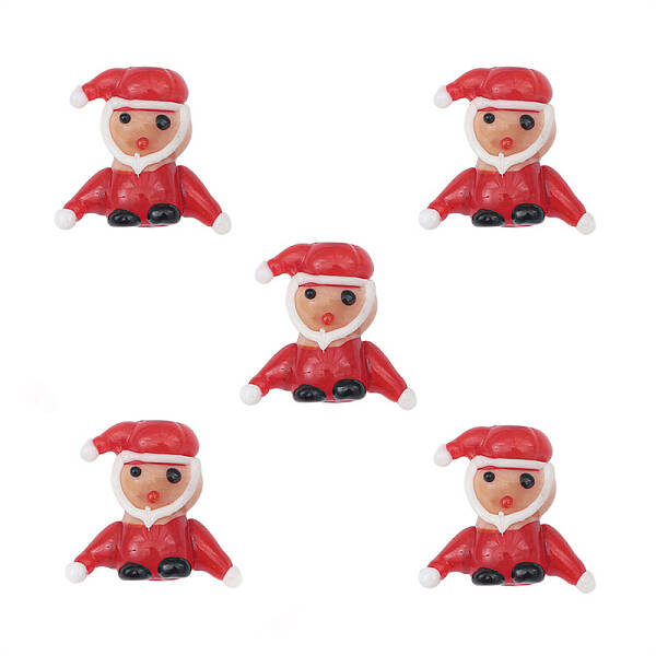 Christmas Themed Handmade Lampwork Beads
