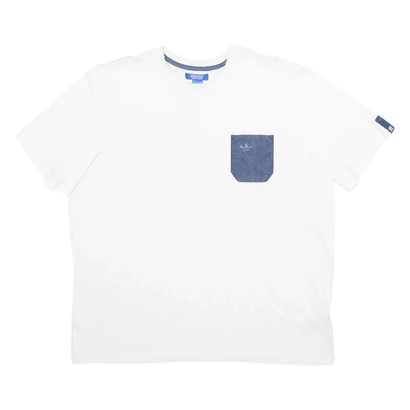 ADIDAS Mens T-Shirt White XL