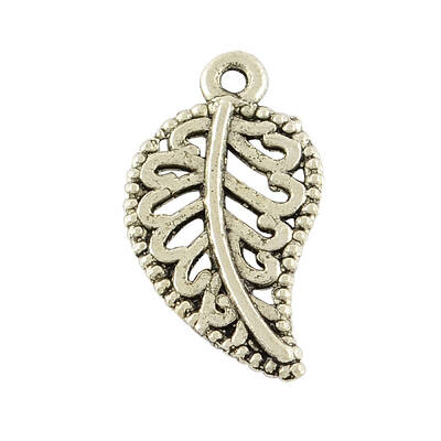 Tibetan Style Alloy Leaf Pendants