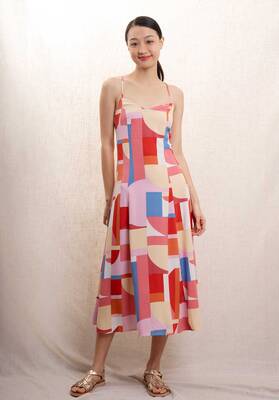 Dress R1249 Rose | Color: ROSE | Size: S