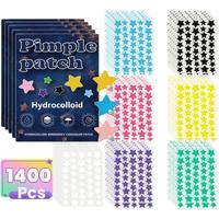 Star Shaped Pimple Patch, 1400pcs/set Hydrocolloid Acne Covering Patch, Acne Pimple Patch for Covering Zits and Blemishes, Sp...
