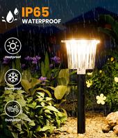 BITPOTT Super Bright Solar Pathway Lights Outdoor Powered,Adjustable Warm&Cool White,Waterproof IP65 Garden Decor Landscape L...