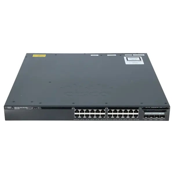 Cisco WS-C3650-24PS-S | Catalyst 3650 Series 3650-24PS 24 x RJ-45 Ports PoE+ 10/100/1000Base-T + 4 x SFP Ports Layer 3 Manage...
