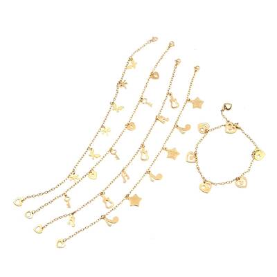 304 Stainless Steel Charm Anklets