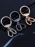 Swivel Clasp Clip, Metal Lobster Claw Clasps, Swivel Clasp with Key Rings for Keychain Making, DIY Crafts Purse Accessories