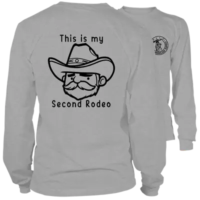 My Second Rodeo - Long Sleeve Heather Gray