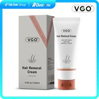 VGO Painless Hair Removal Cream for Women & Men, Hair removal cream for body, back & legs, All Skin Types, 4.06oz w/Spatula O...
