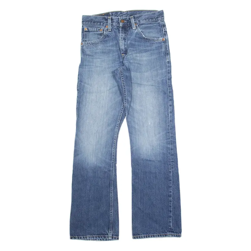 LEVI'S Womens Jeans Blue Regular Bootcut Stone Wash W28 L32