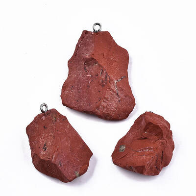Natural Red Jasper Pendants