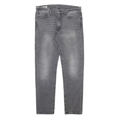 LEVI'S 510 BIG E Jeans Mens Grey Slim Skinny Stone Wash W33 L30