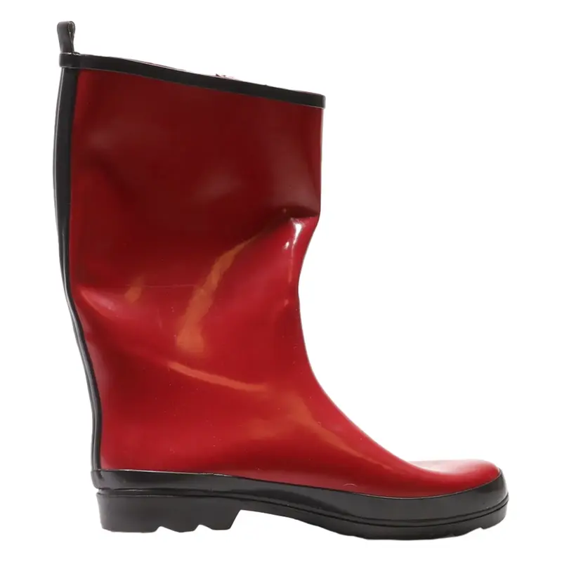Wellie Boots Red Synthetic Womens UK 7