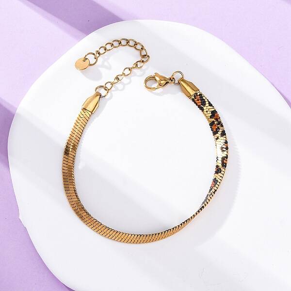 304 Stainless Steel Snake Chain Bracelets for Women