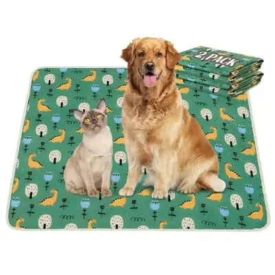 Qeils Reusable Puppy Pads, Washable Pee Pads For Dogs 2 Pack 36\