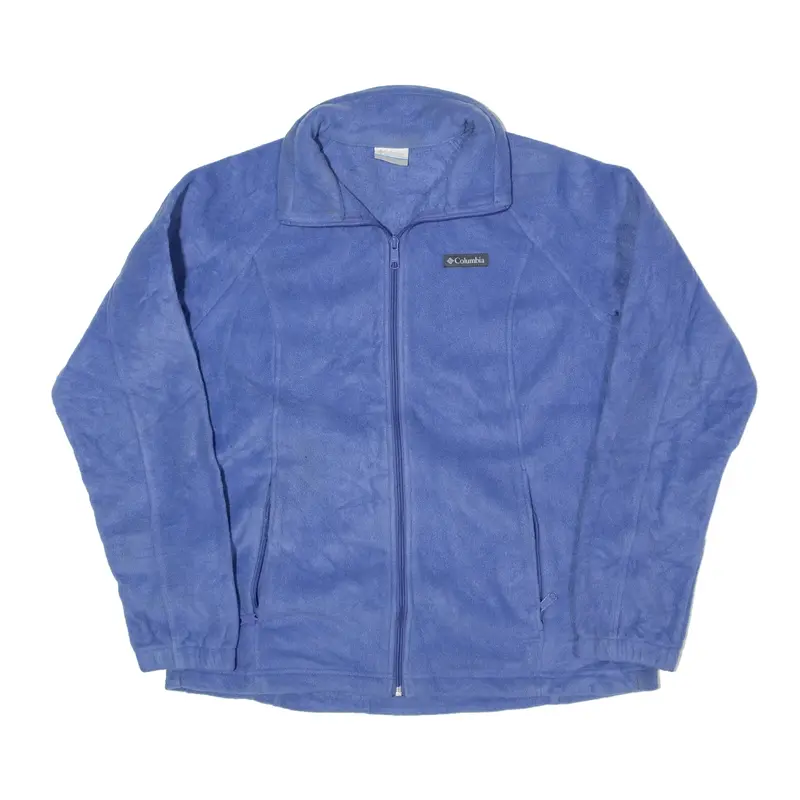 COLUMBIA Blue Fleece Jacket L