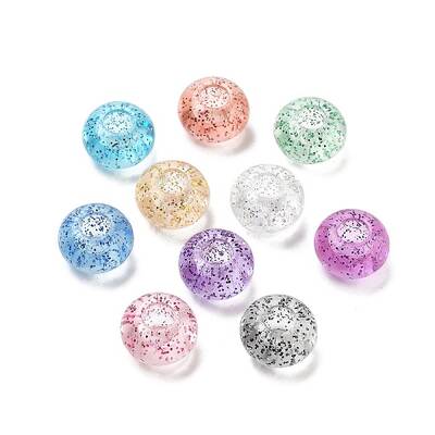 Transparent Acrylic European Beads