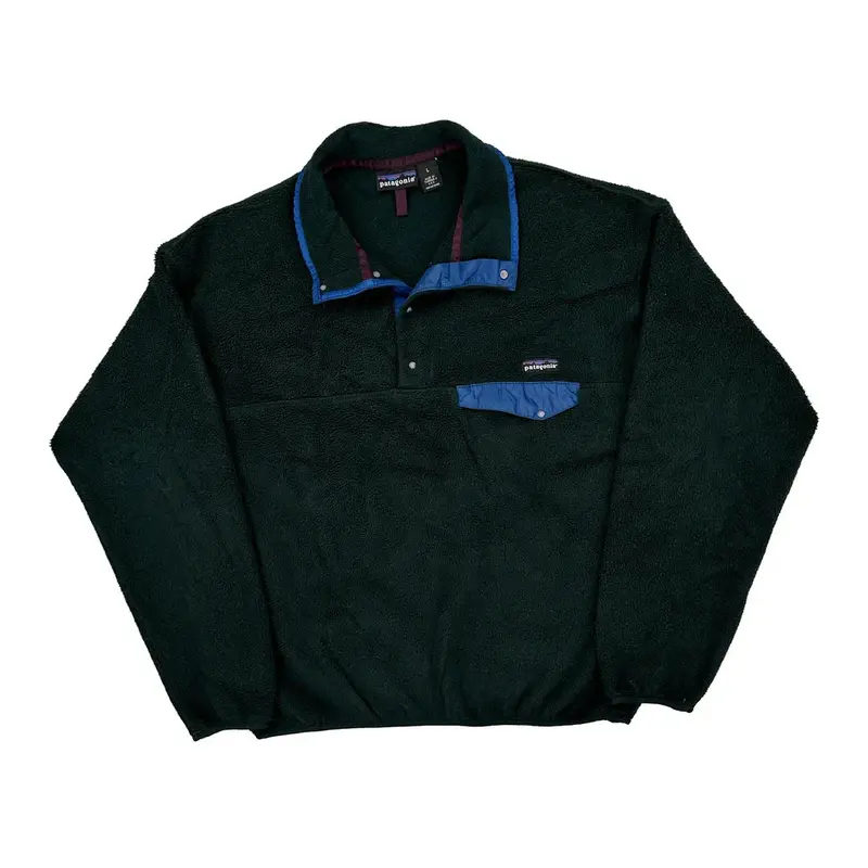Outdoor Patagonia Fleece - Large Green Polyester | Size: large
