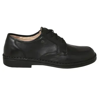Finn Comfort Hilversum Leather Men's  Shoes - Black - Size:US 8.5 Men