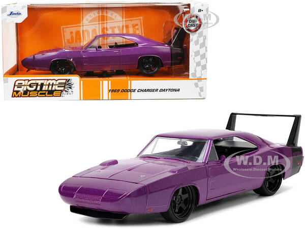 1969 Dodge Charger Daytona Purple Metallic with Black Tail Stripe \
