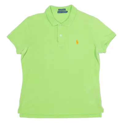 POLO RALPH LAUREN Skinny Polo Mens Polo Shirt Green L
