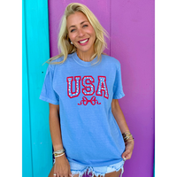 USA Stars Blue Tee