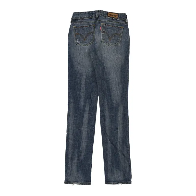 571 Levis Slim Fit Jeans - 28W 32L Dark Wash Cotton
