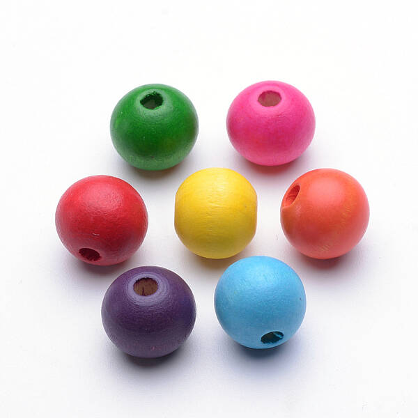 Natural Maple Wood Beads