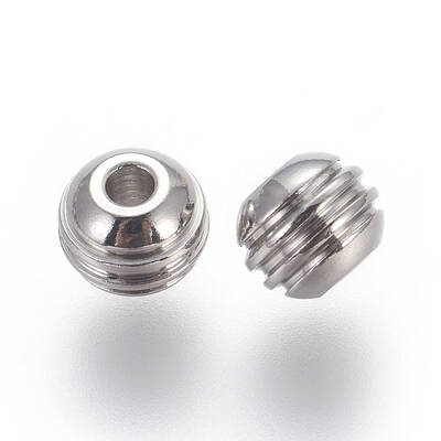 Tarnish Resistant 201 Stainless Steel Beads