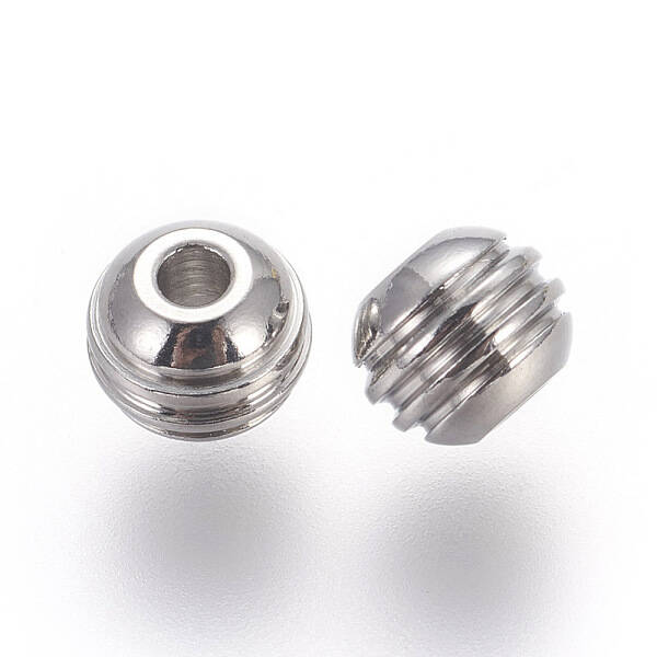 Tarnish Resistant 201 Stainless Steel Beads