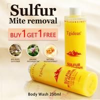 Buy 1-Get 1 Free!Tgideas All-in-One Sulfur Body Wash & Shampoo 250ml - Clear Skin, Gentle Formula, Organic Ingredients, Anti-...