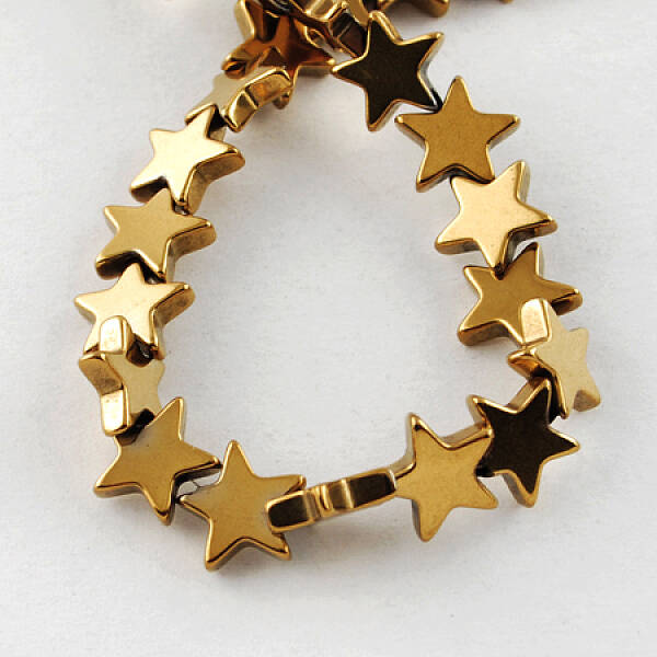 Non-magnetic Synthetic Hematite Beads Strands